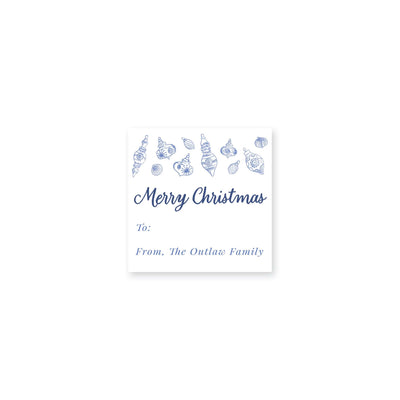 Vintage Chinoiserie Ornaments Christmas Stickers