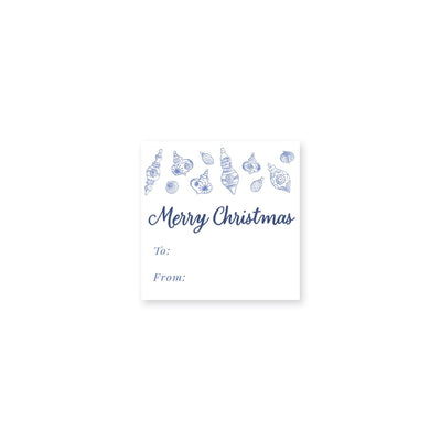 Vintage Chinoiserie Ornaments Christmas Stickers