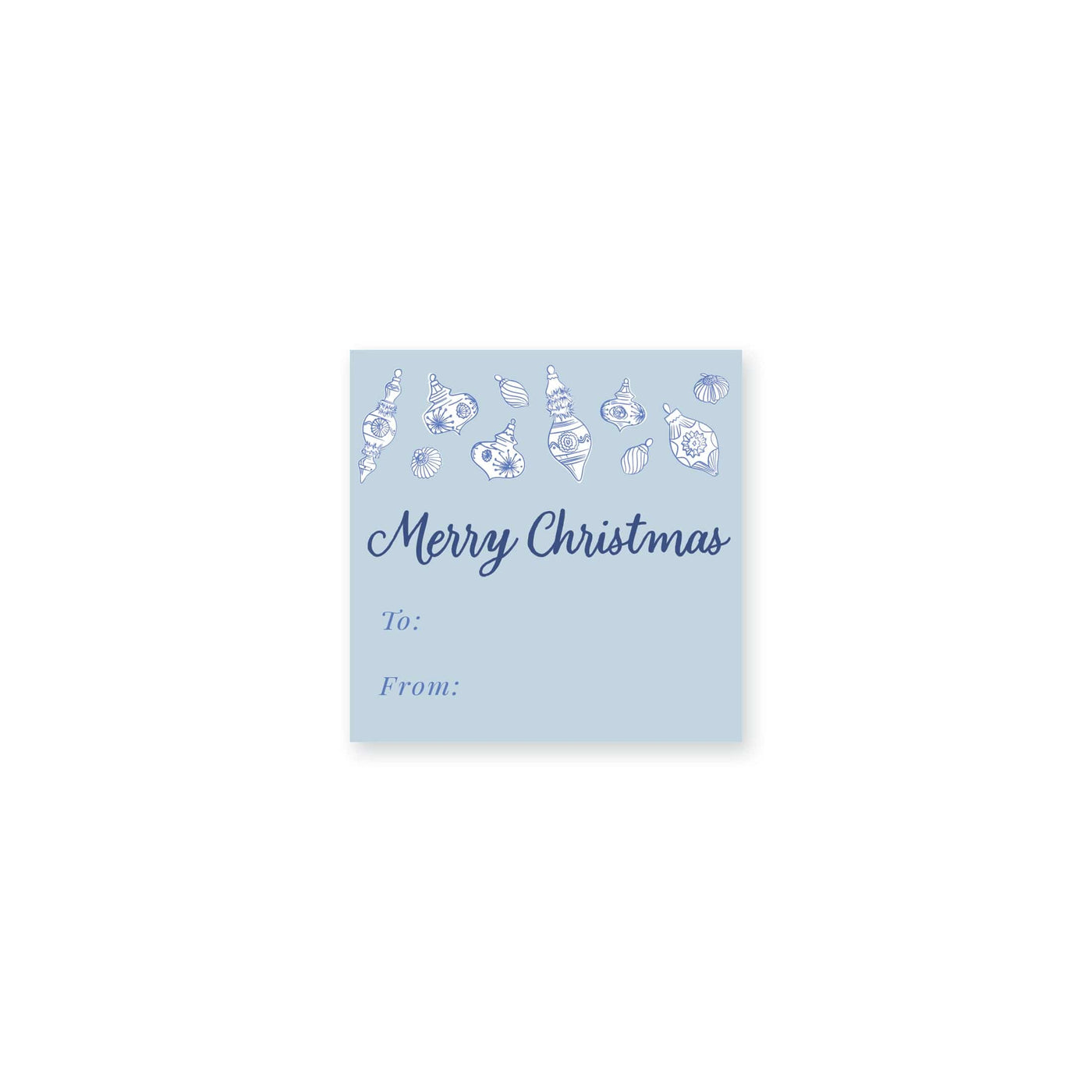 Vintage Chinoiserie Ornaments Christmas Stickers