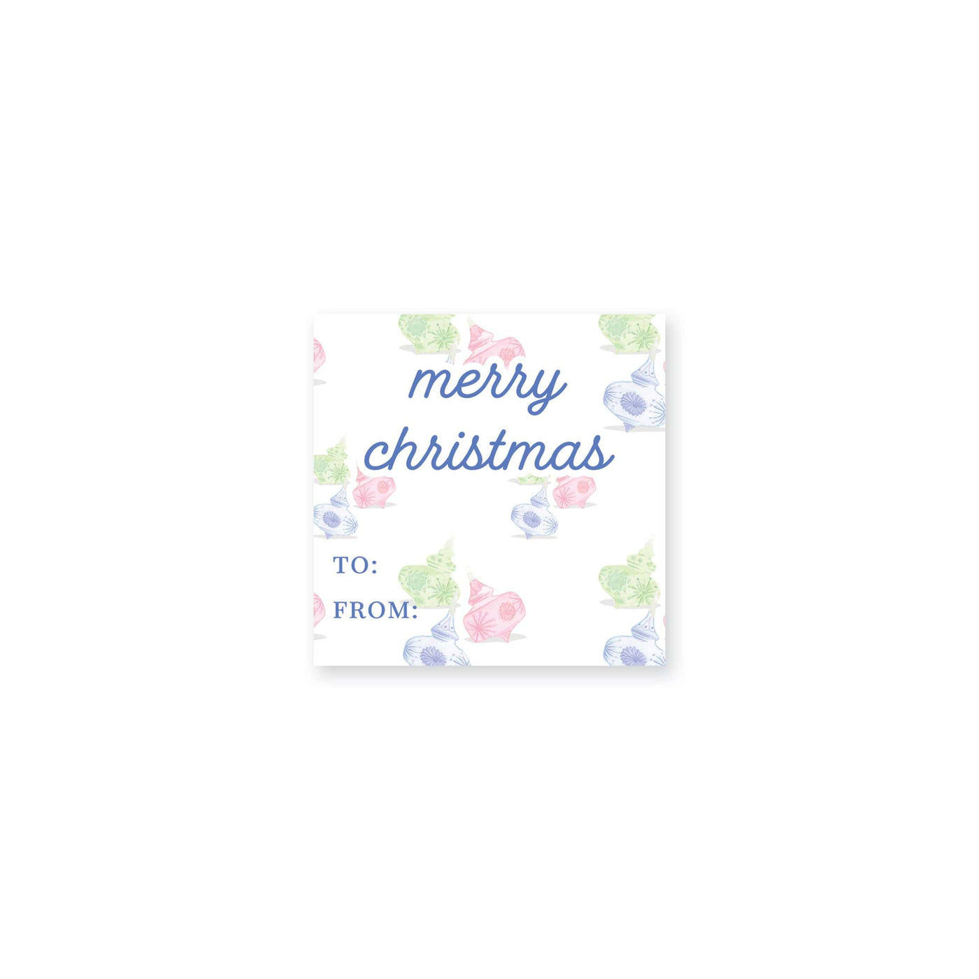 Vintage Ornaments Christmas Stickers