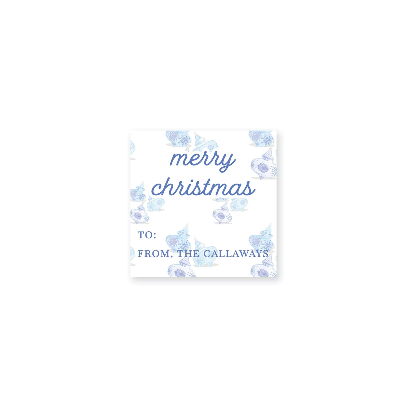 Vintage Ornaments Christmas Stickers
