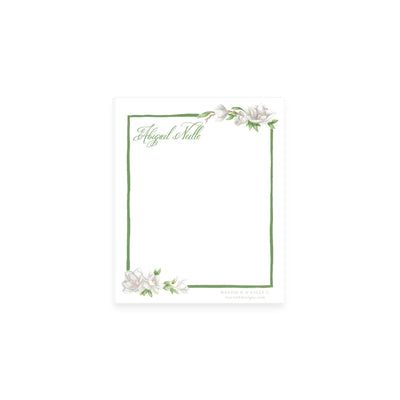 Watercolor Magnolia Notepad