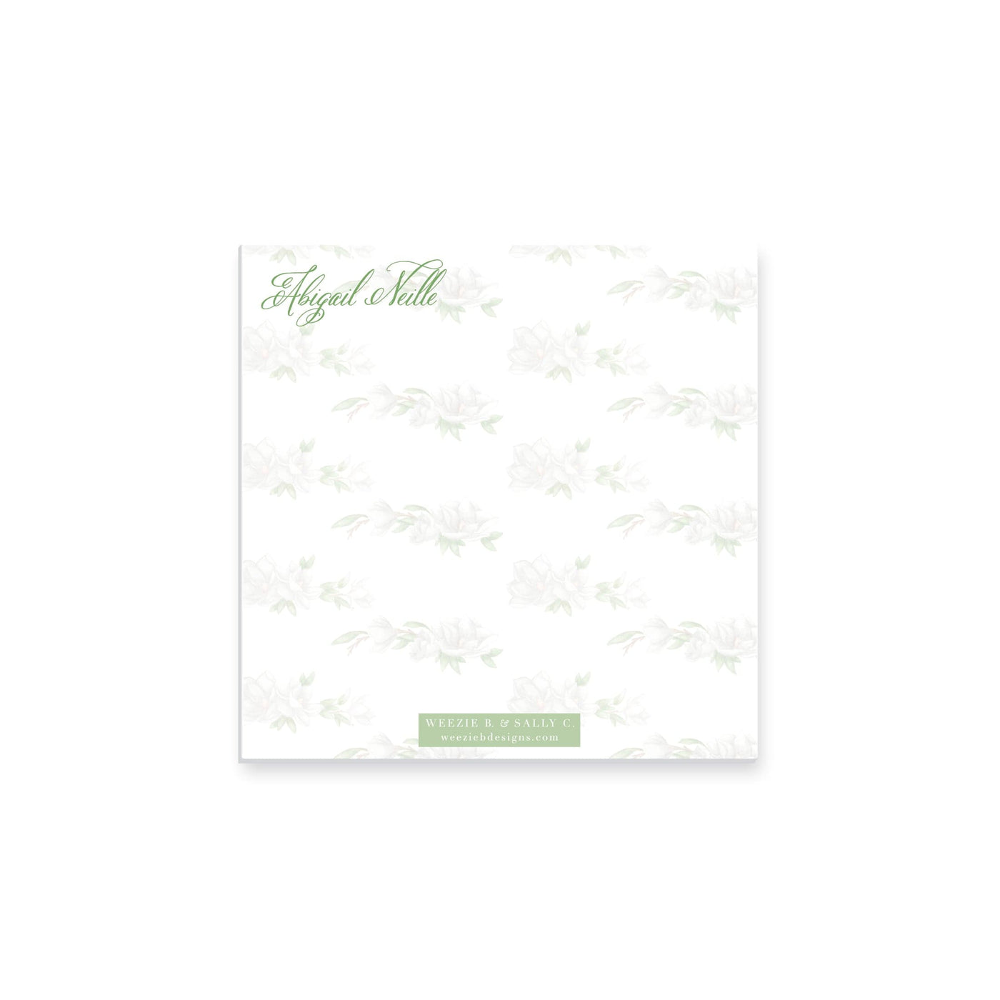 Watercolor Magnolia Notepad