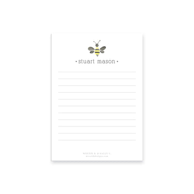 Watercolor Bumble Bee Notepad