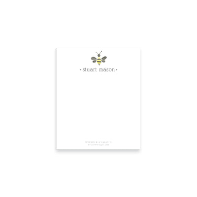 Watercolor Bumble Bee Notepad
