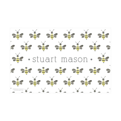 Watercolor Bumble Bee Placemat