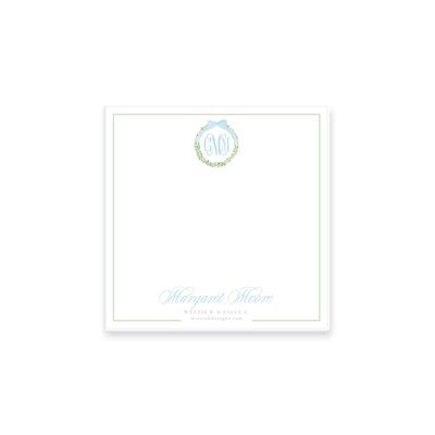 Boxwood Wreath Notepad