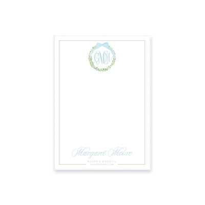 Boxwood Wreath Notepad