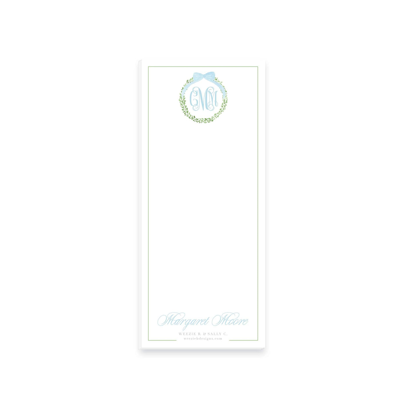 Boxwood Wreath Notepad