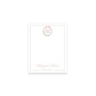 Boxwood Wreath Notepad