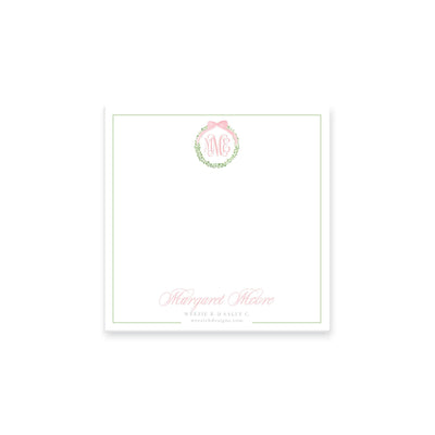 Boxwood Wreath Notepad