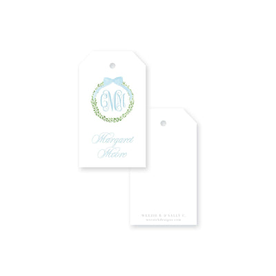 Boxwood Wreath Gift Tag