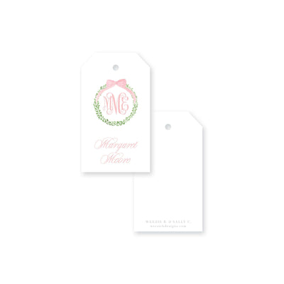Boxwood Wreath Gift Tag
