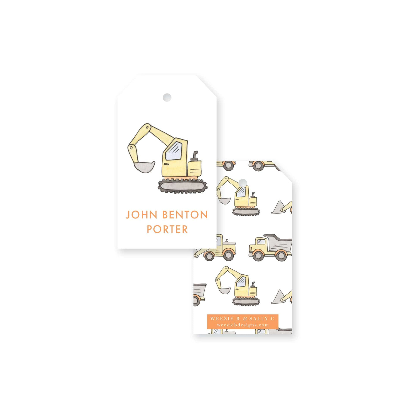 Construction Gift Tag