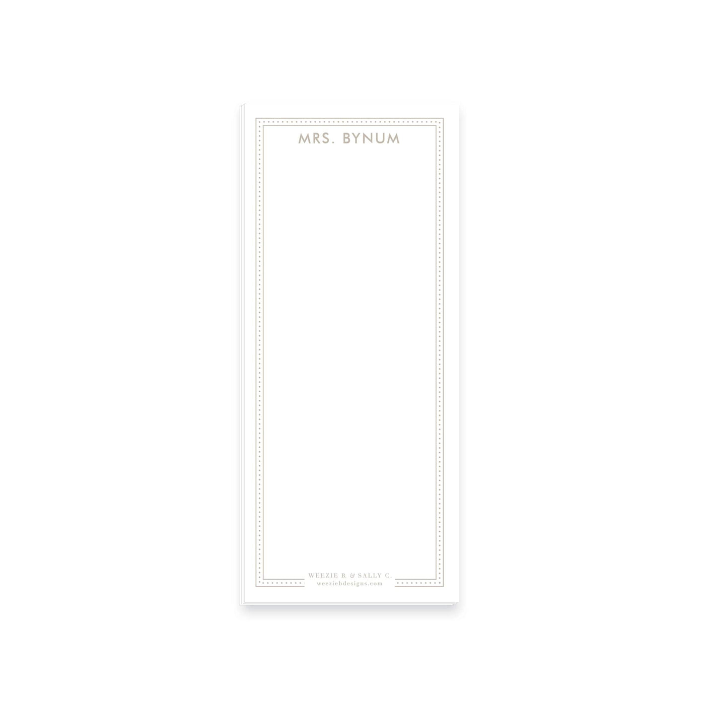 Dot Line Notepad