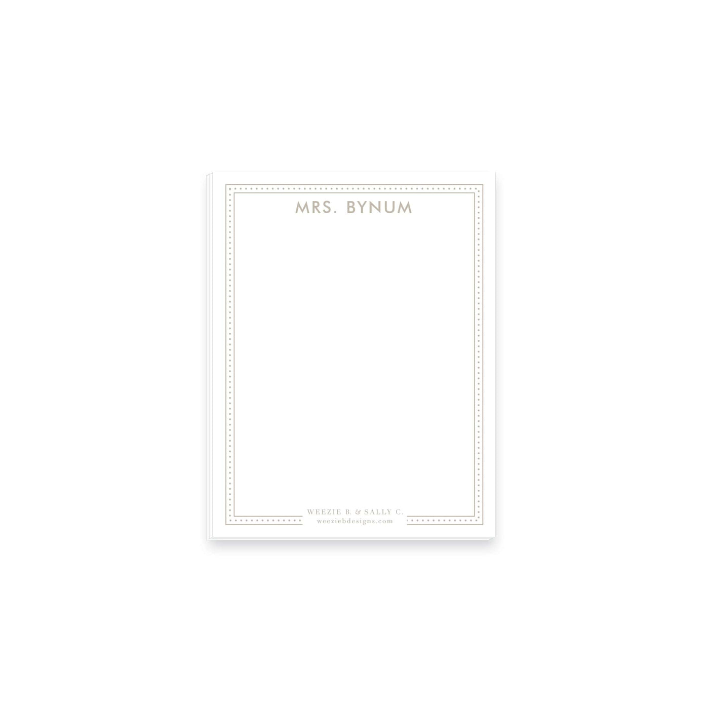 Dot Line Notepad