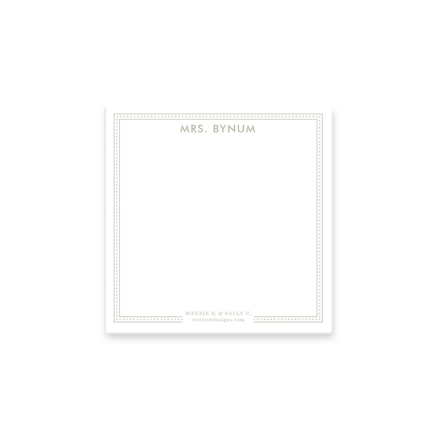 Dot Line Notepad