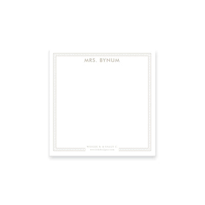 Dot Line Notepad