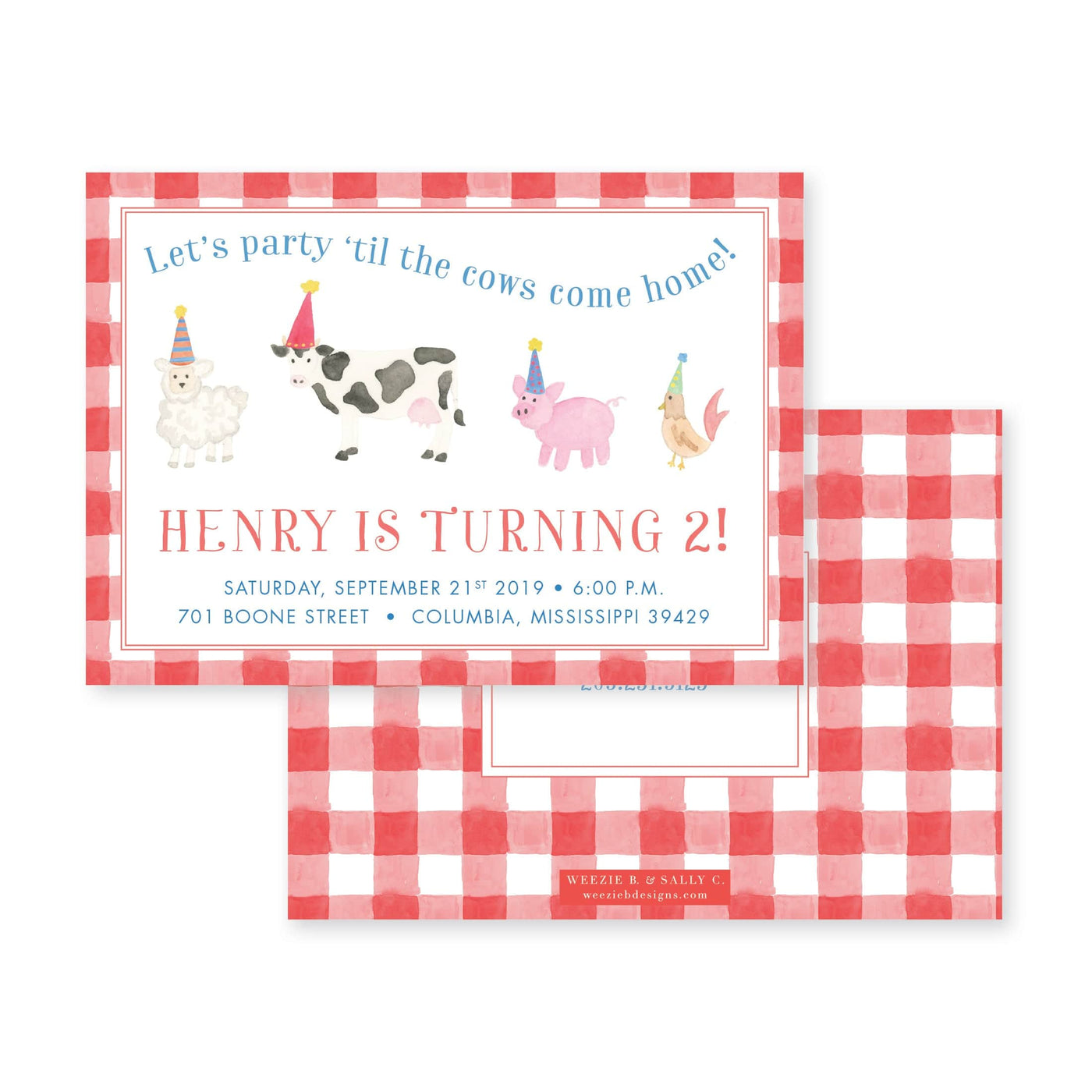 Let's Party Farm Animal Birthday
