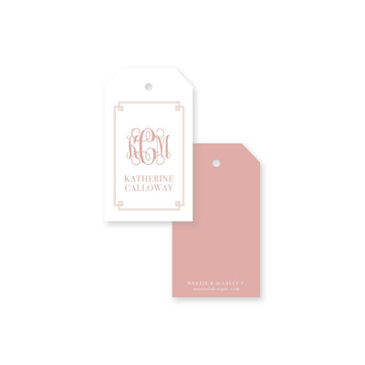 Greek Key Gift Tag