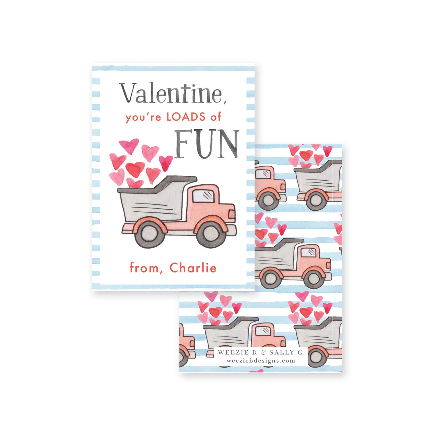 Loads of Fun Dumptruck Valentines
