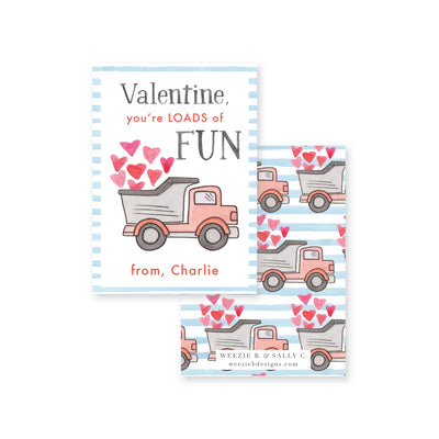 Loads of Fun Dumptruck Valentines
