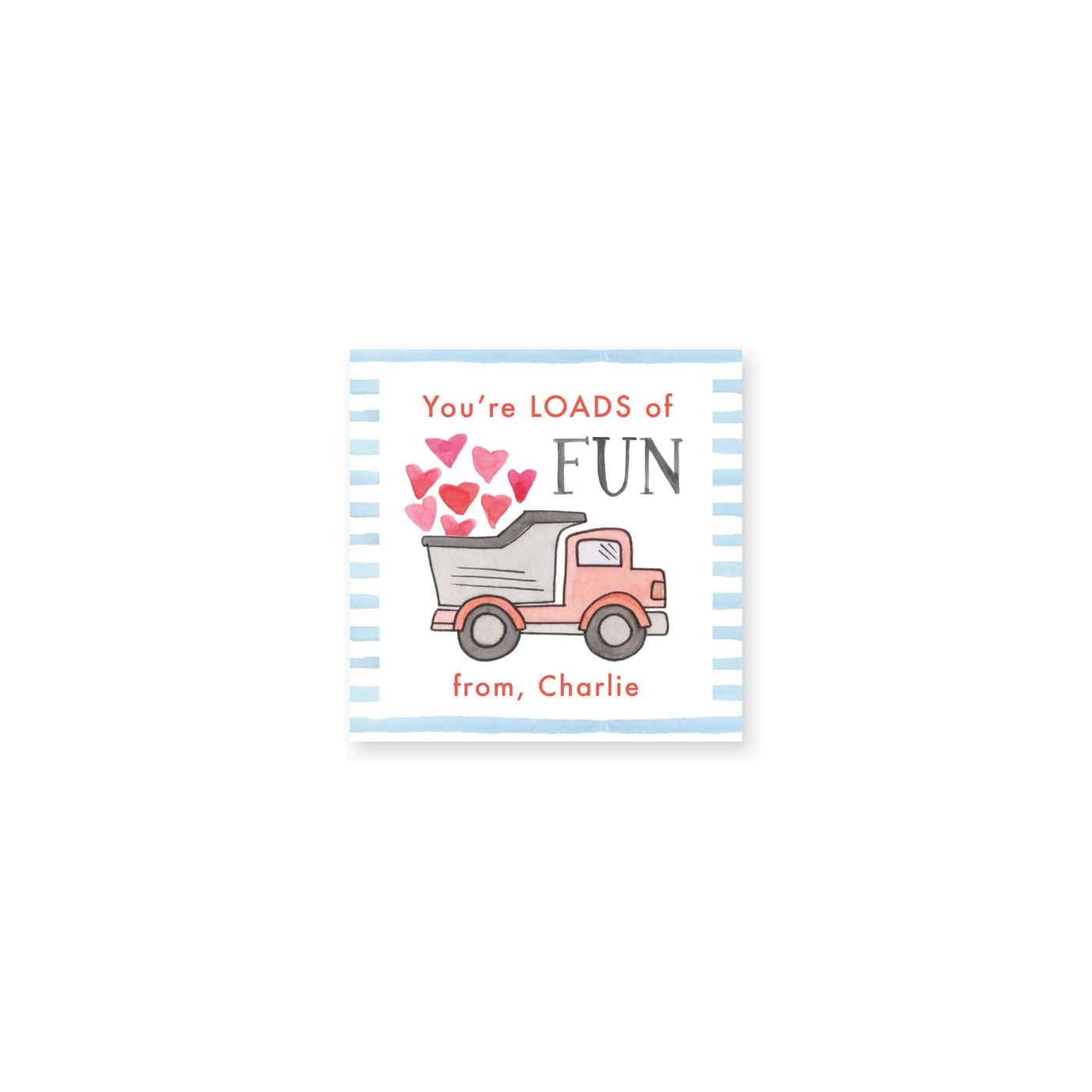 Loads of Fun Dumptruck Valentines