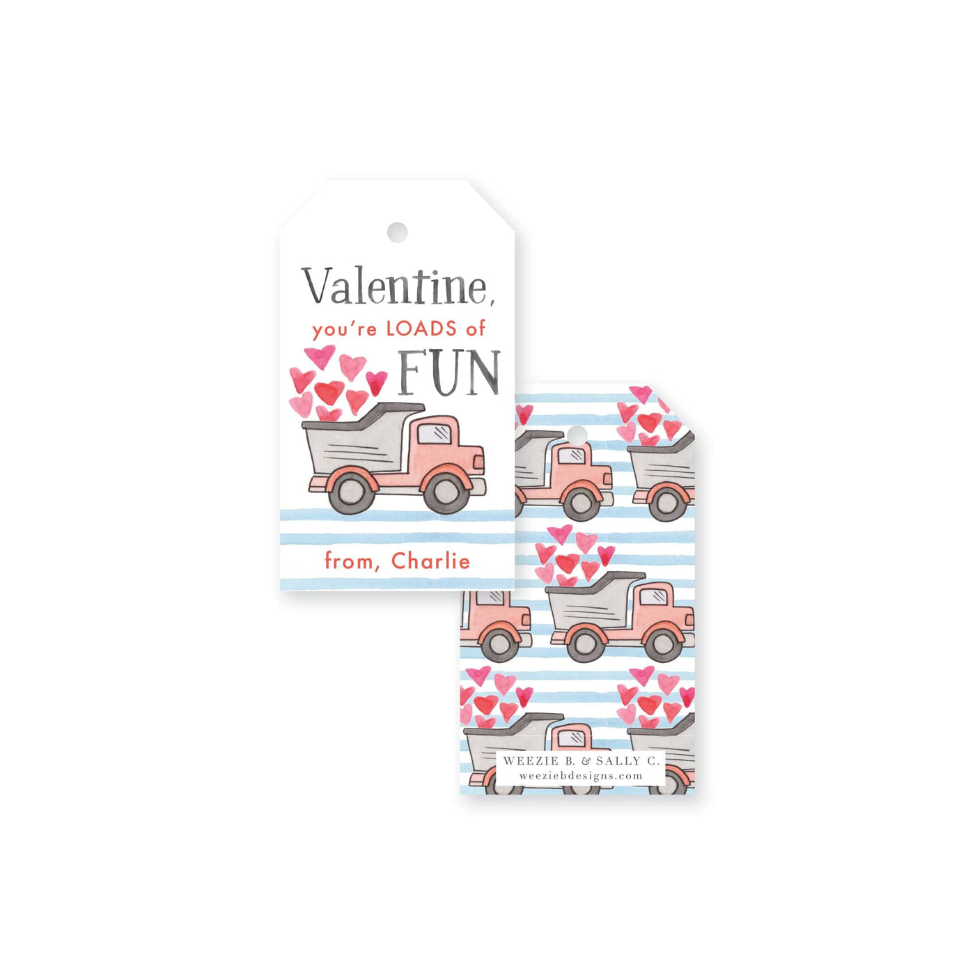 Loads of Fun Dumptruck Valentines