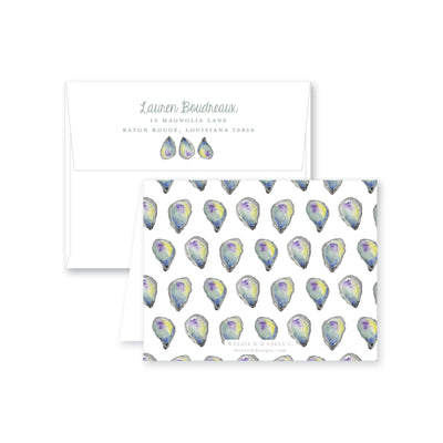 Oyster Roast Folded Note Card