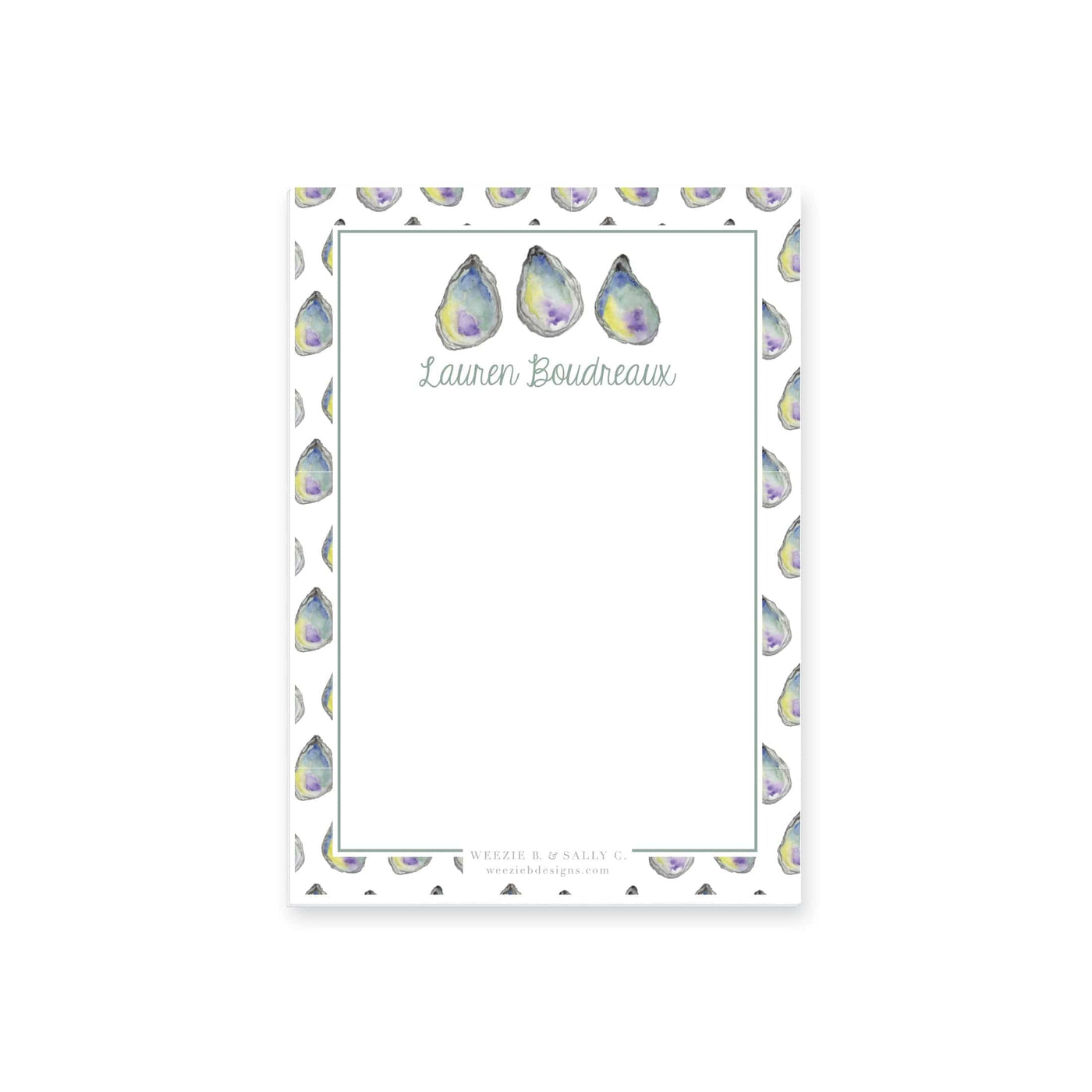 Oyster Roast Notepad