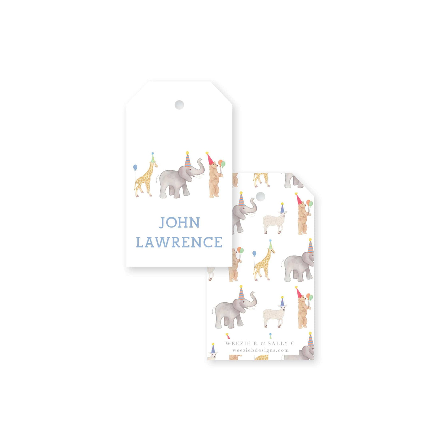 Party Animals Gift Tag