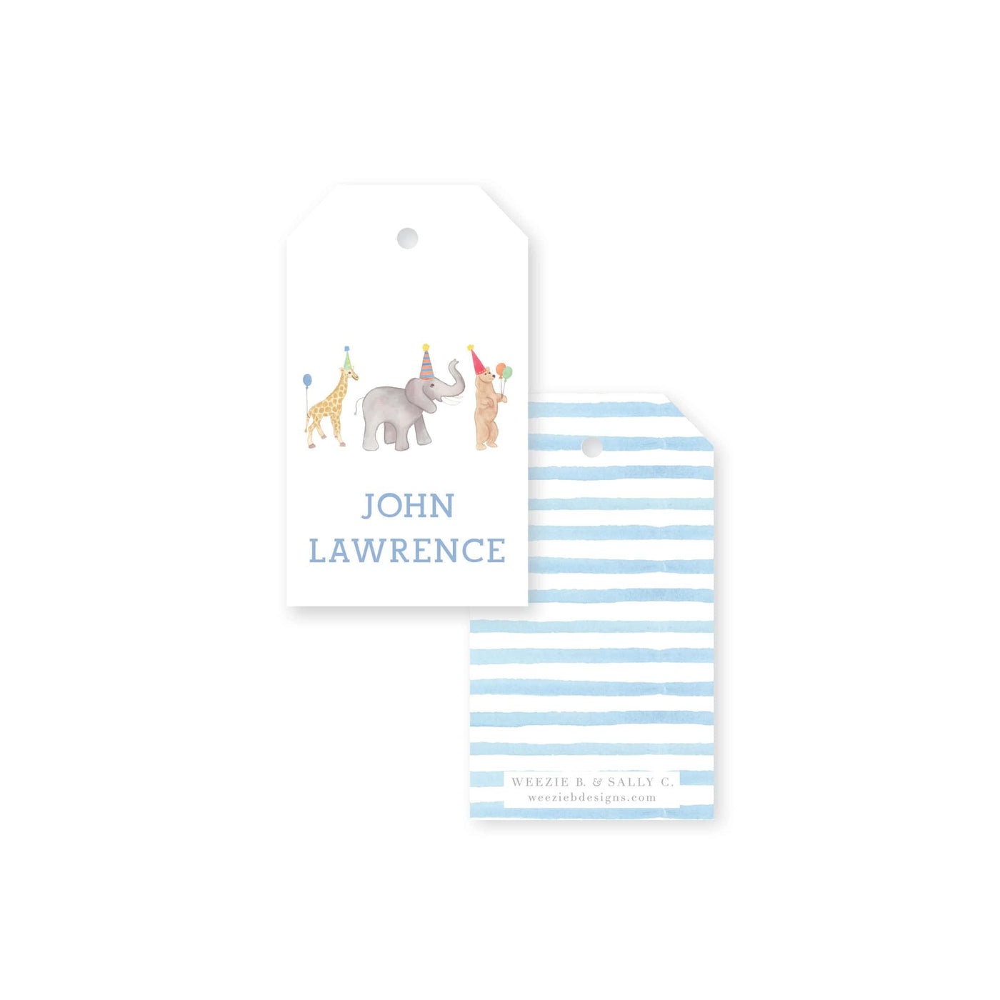 Party Animals Gift Tag
