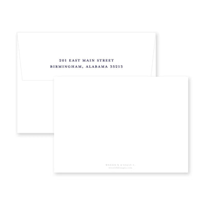 Sketched Samford Hall Flat Note Card