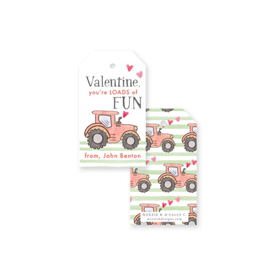 Loads of Fun Tractor Valentines