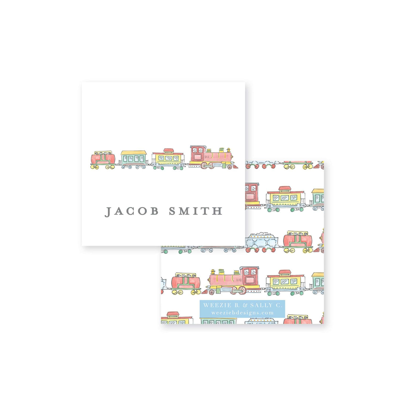 Train Watercolor Sticker