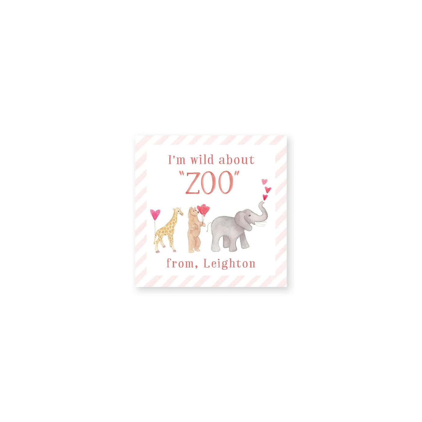 Wild About Zoo Valentine