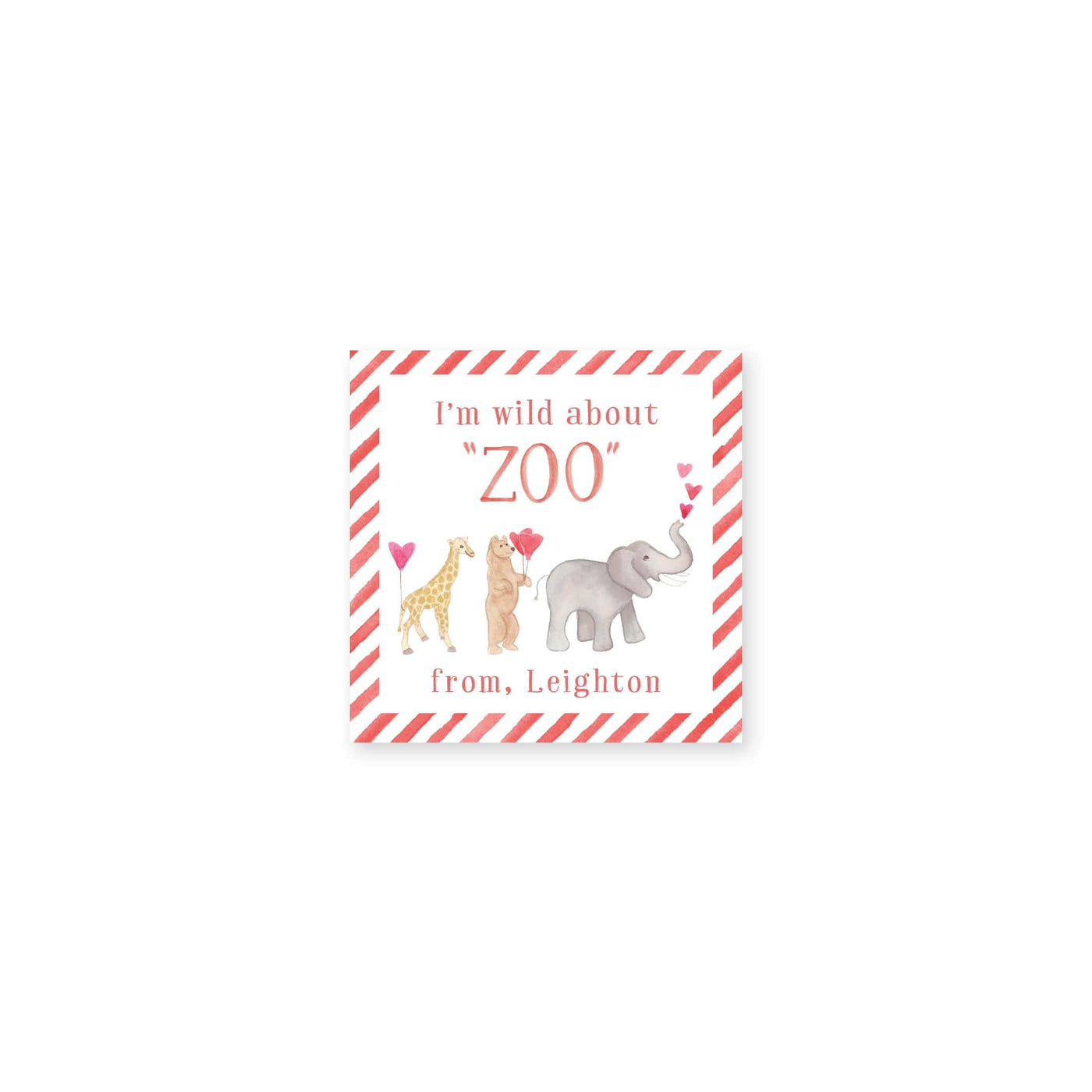 Wild About Zoo Valentine